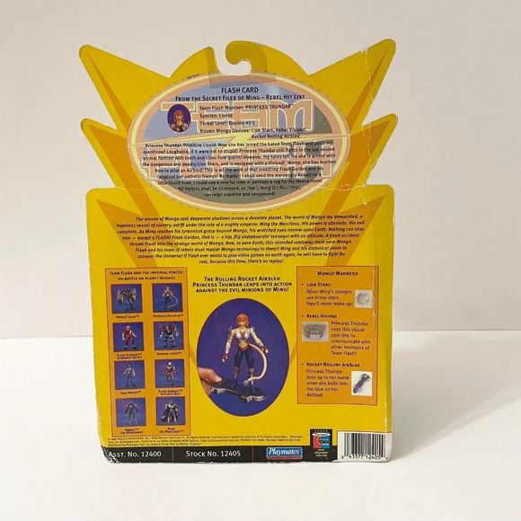 Vintage 1996 Playmates Flash Gordon Princess Thundra Action Figure Flaws - Picture 9 of 16